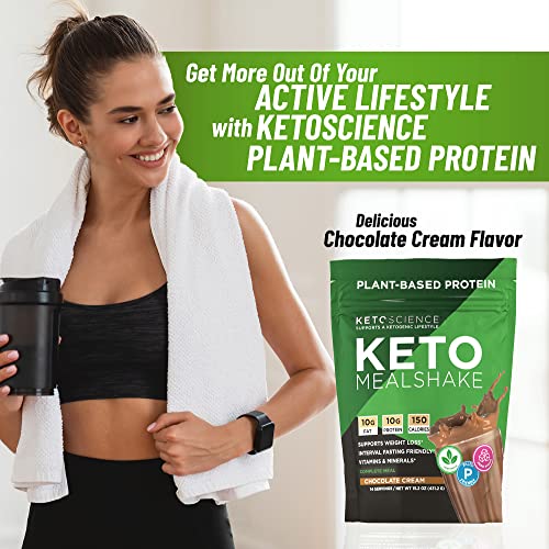 Keto Science Plant Based Protein, Keto Meal Shake, Supports Weight Management Keto ScienceAu supplements