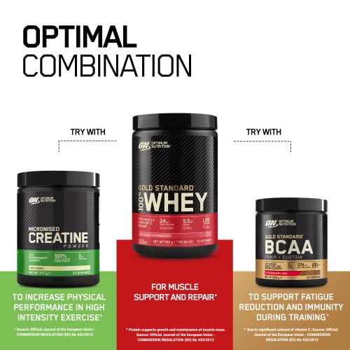 Optimum Nutrition Gold Standard 100% Whey Muscle Building and Recovery Protein Powder Optimum NutritionUS supplements