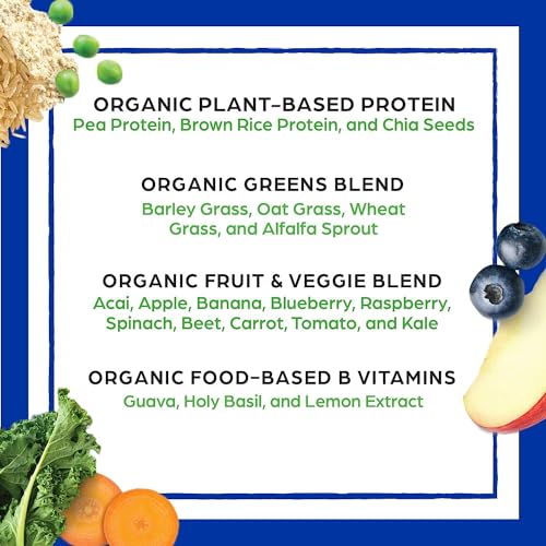 Orgain Organic Vegan Meal Replacement Protein Powder, Vanilla Bean - 20g Plant Based OrgainUS supplements