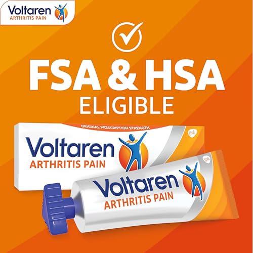 Voltaren Arthritis Pain Gel for Powerful Topical Arthritis Pain Relief with Diclofenac - NEW Easy Open Cap - 100 g x 2 VoltarenAu supplements