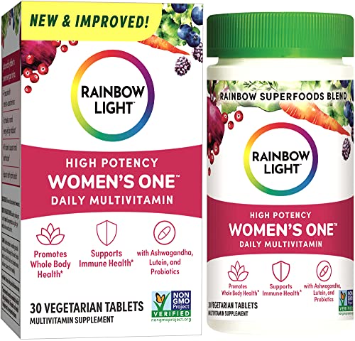 Rainbow Light Multivitamin for Women, Vitamin C, D & Zinc, Probiotics, Women’s One Rainbow LightAu supplements