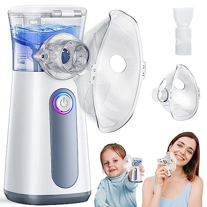 Compact Portable Nebulizer, Mesh Nebulizer, auto-Cleaning Handheld Nebulizer DornvapUS supplements