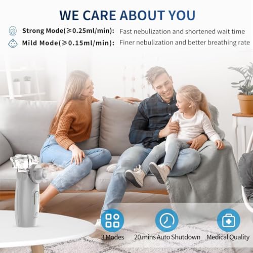 APOWUS Ultrasonic Mesh Nebulizer - Handheld Nebulizer for Adults APOWUSUS supplements
