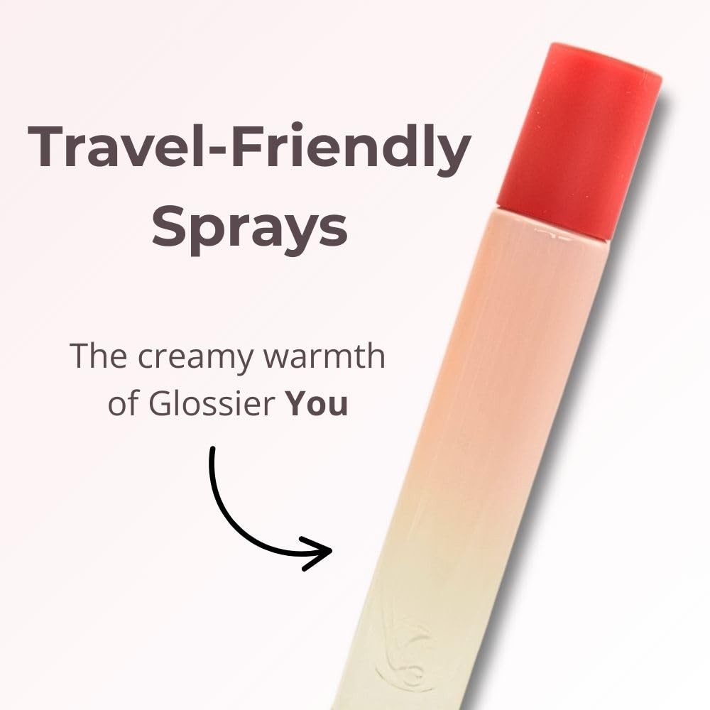 Glossier You Discovery Travel Perfume Spray Gift Set - Limited Edition Trio: Warm Clean, Serene Woody, Dreamy Gourmand Scents - You, Doux, Rêve. GlossierAu supplements