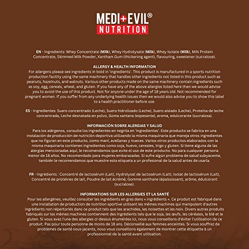 Medi-Evil Nutrition Whey Dynamic Protein, Cookies and Cream Flavour, 2kg, 66 Servings Medi-Evil NutritionAu supplements