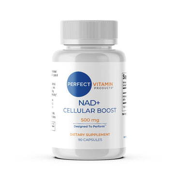 Perfect Vitamin Products NAD+ Cellular Boost – 500mg NMN Supplement for NAD+ Support, Cellular Energy, Brain Clarity & Anti-Aging – Longevity & Recovery Support – 90 Vegan Capsules (30 Servings) Perfect Vitamin ProductsAu supplements