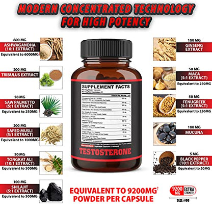 agobi Herbal Test Support for Male Supplement - Support Efficiency, Speed, Strength agobiUS supplements