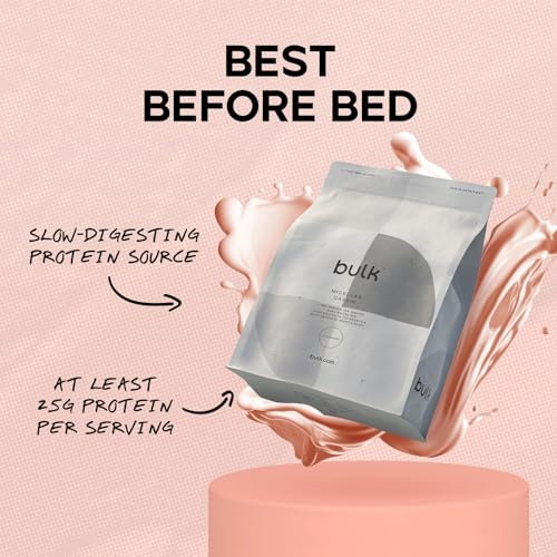 Bulk Micellar Casein Protein Powder, Protein Shake, Strawberry, 500 g, Packaging May Vary BulkAu supplements