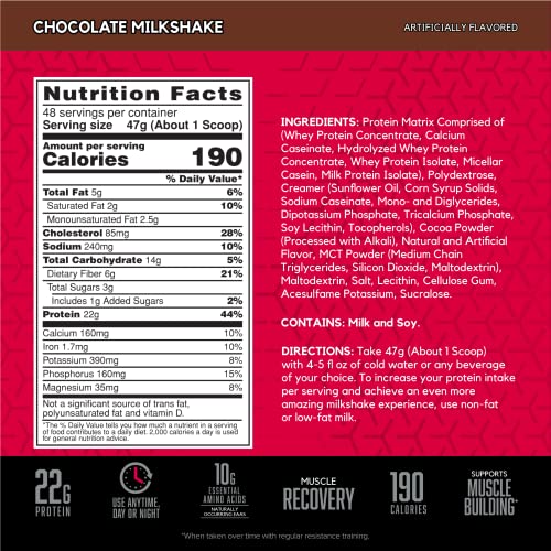 BSN SYNTHA-6 Whey Protein Powder with Micellar Casein, Milk Protein Isolate, Chocolate BSNUS supplements