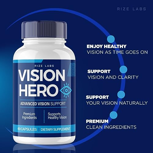 (5 Pack) Vision Hero Capsules - Vision Hero Eye Health Supplement for Healthy rize labsUS supplements