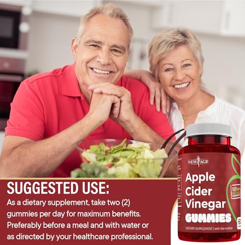 NEW AGE Apple Cider Vinegar Gummies 2-Pack - 120 Count - Immunity & Detox NEW AGEAu supplements