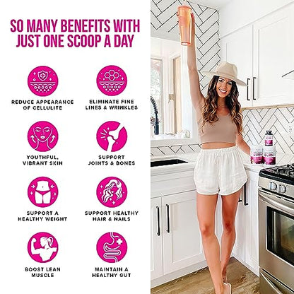 Hydrolyzed Collagen Peptides Powder for Women - Slimming Multi Collagen Burn Ultimate VitauthorityUS supplements