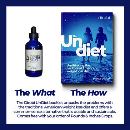 Dirobi Pounds and Inches Weight Management Drops, Liquid Supplement Pounds and Inches DropsUS supplements