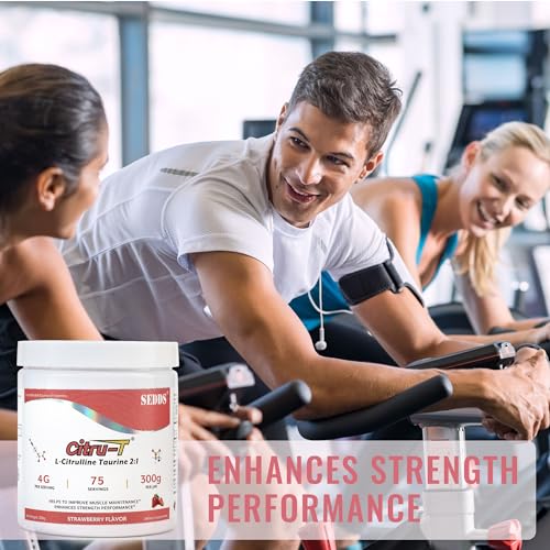 SEDDS Strawberry-Flavored L-Citrulline Taurine 2:1, L Citrulline Powder, Unflavored Vegan SEDDSUS supplements