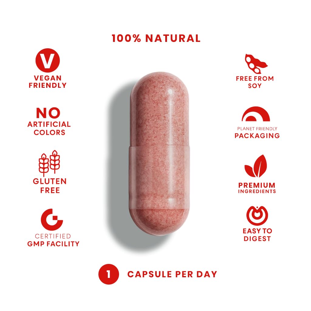FeelGood Superfoods 1000mg Immune Support Capsules Made with 25 Organic Fruits and Vegetables, Strong Immunity Boosters with Vitamins A, C, D3, and Zinc, 60 Count FeelGood SuperfoodsAu supplements