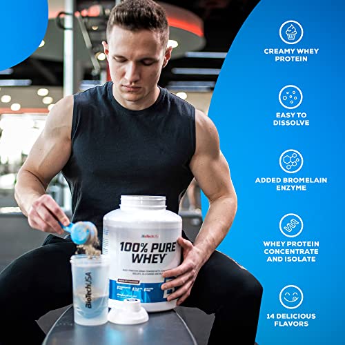 BioTechUSA 100% Pure Whey | Protein Powder with BCAA and Glutamine | Gluten-Free, Palm Oil Free BioTechUSAAu supplements
