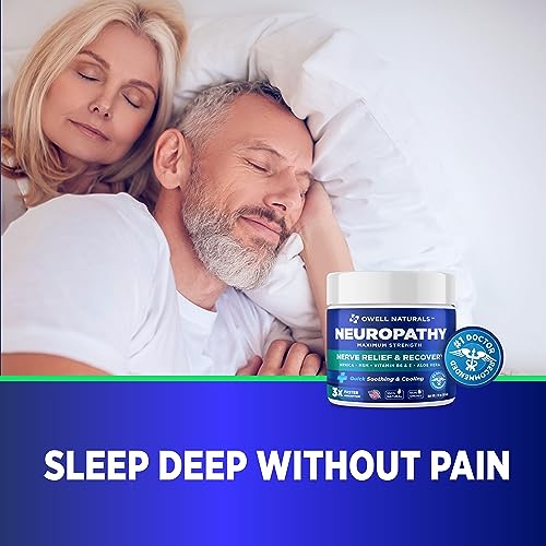 OWELL NATURALS Neuropathy Nerve Relief Cream - Maximum Strength Relief Cream for OWELL NATURALSUS supplements