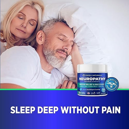 OWELL NATURALS Neuropathy Nerve Relief Cream - Maximum Strength Relief Cream for OWELL NATURALSUS supplements