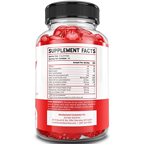 Keto ACV Gummies for Weight Management Advanced Formula (1000mg Per Serving) DORADO NUTRITIONUS supplements