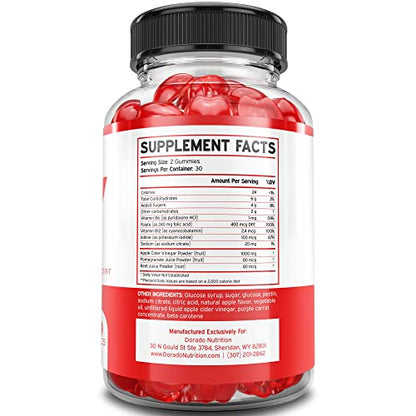 Keto ACV Gummies for Weight Management Advanced Formula (1000mg Per Serving) DORADO NUTRITIONUS supplements