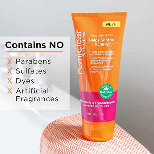FemiClear Restoratives Soothing Feminine Wash - Feminine Care Wash for Itching & Irritated Skin FemiClearAu supplements