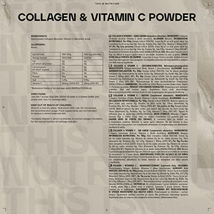 Bulk Collagen and Vitamin C Powder, 500 g, Packaging May Vary BulkUS supplements