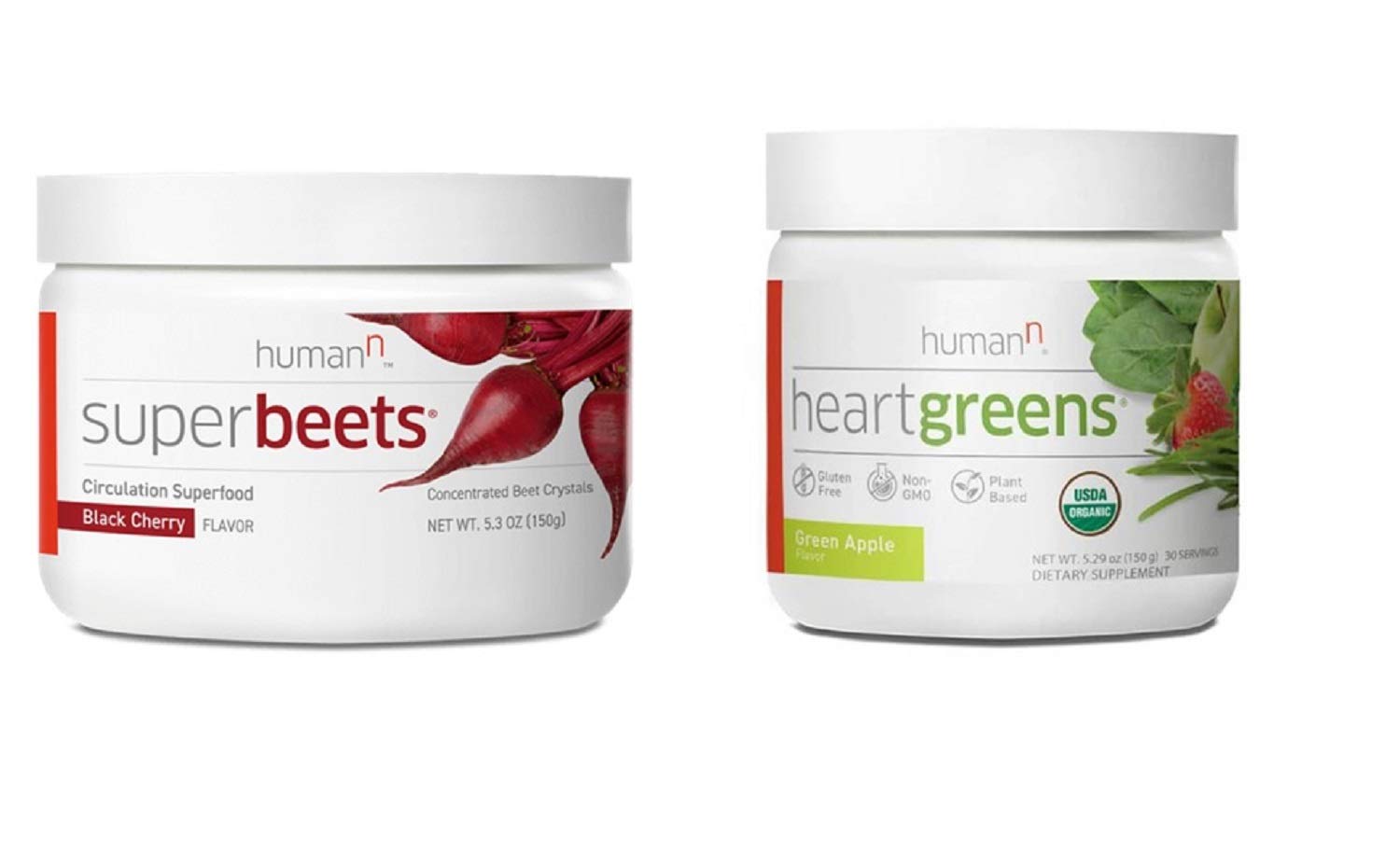 HumanN Superfood Heart Support Bundle | SuperBeets Circulation Superfood Concentrated humanNAu supplements