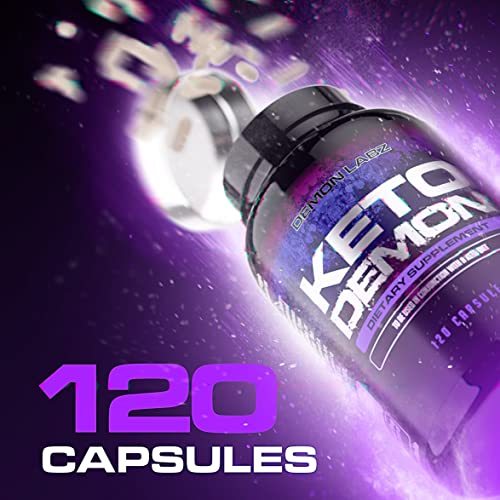 Keto Demon – Hardcore Keto Pills – Use with The Keto Diet – Packed with Raspberry Ketones Demon LabzAu supplements