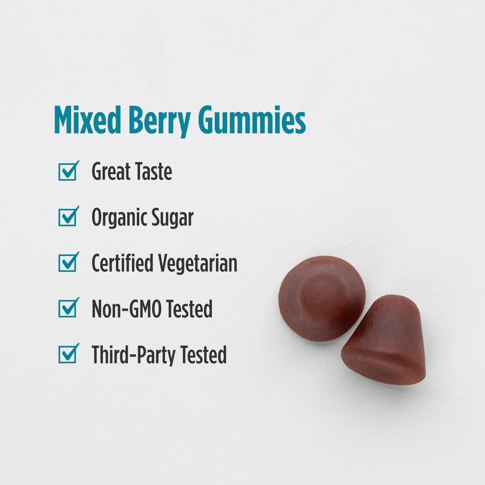 Nordic Naturals Stress Relief Gummies, Mixed Berry, 40 Gummy Supplements, Supports Daily Mood and Immune System Health, Non-GMO, Vegetarian, 20 Servings Nordic NaturalsAu supplements