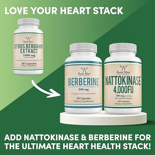 Citrus Bergamot Supplement - Only Patented, Clinically Proven Bergamot Extract - 1,000mg Double Wood SupplementsUS supplements