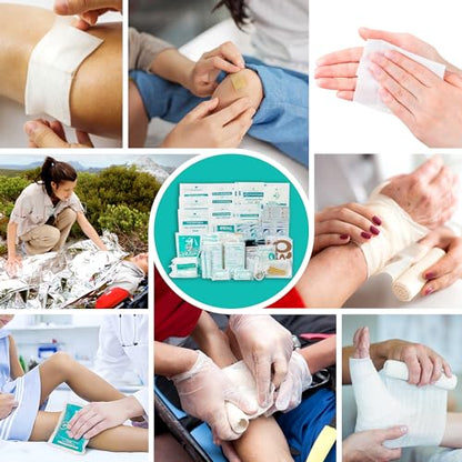 General Medi 160 Piece First Aid Kit Bag Refill Kit - Includes Eyewash, Instant Cold Pack General MediUS supplements