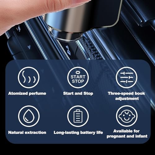 VEAREAR Smart Car Air Freshener Diffuser, Car Essential Oil Diffuser with 3 Adjustable Intensity Modes VEAREARAu supplements
