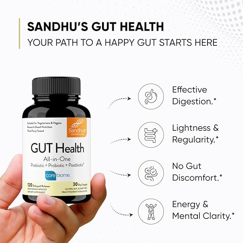 Sandhu's Gut Health - Prebiotic, Probiotic, Postbiotic & L-Glutamine – Digestive Health Sandhu'sUS supplements