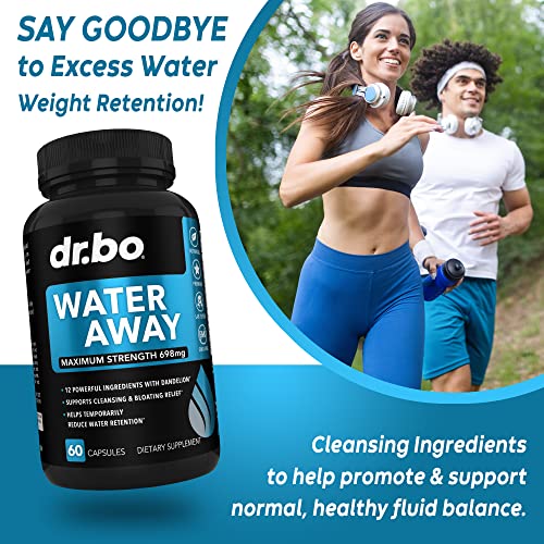 Water Pills Diuretics for Water Retention - Natural Water Away Pills Herbal Diuretic Supplements DR. BOUS supplements