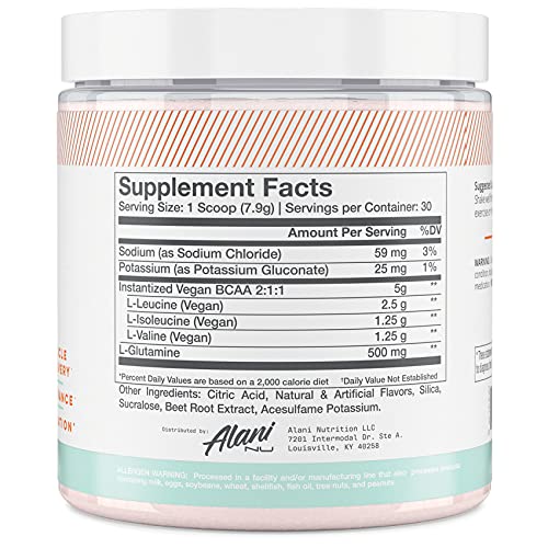 Alani Nu Rainbow Candy Pre Workout and BCAA Sour Gummies Post Workout Powder Alani NuAu supplements