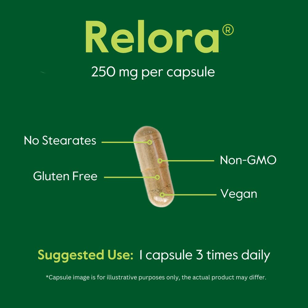 BESTVITE Filler-Free Relora 250mg (240 Vegetarian Capsules) (120 x 2) – Clinically Researched – No Stearates – Vegan – No Fillers – Supports the Management of Occasional Stress* BESTVITEAu supplements