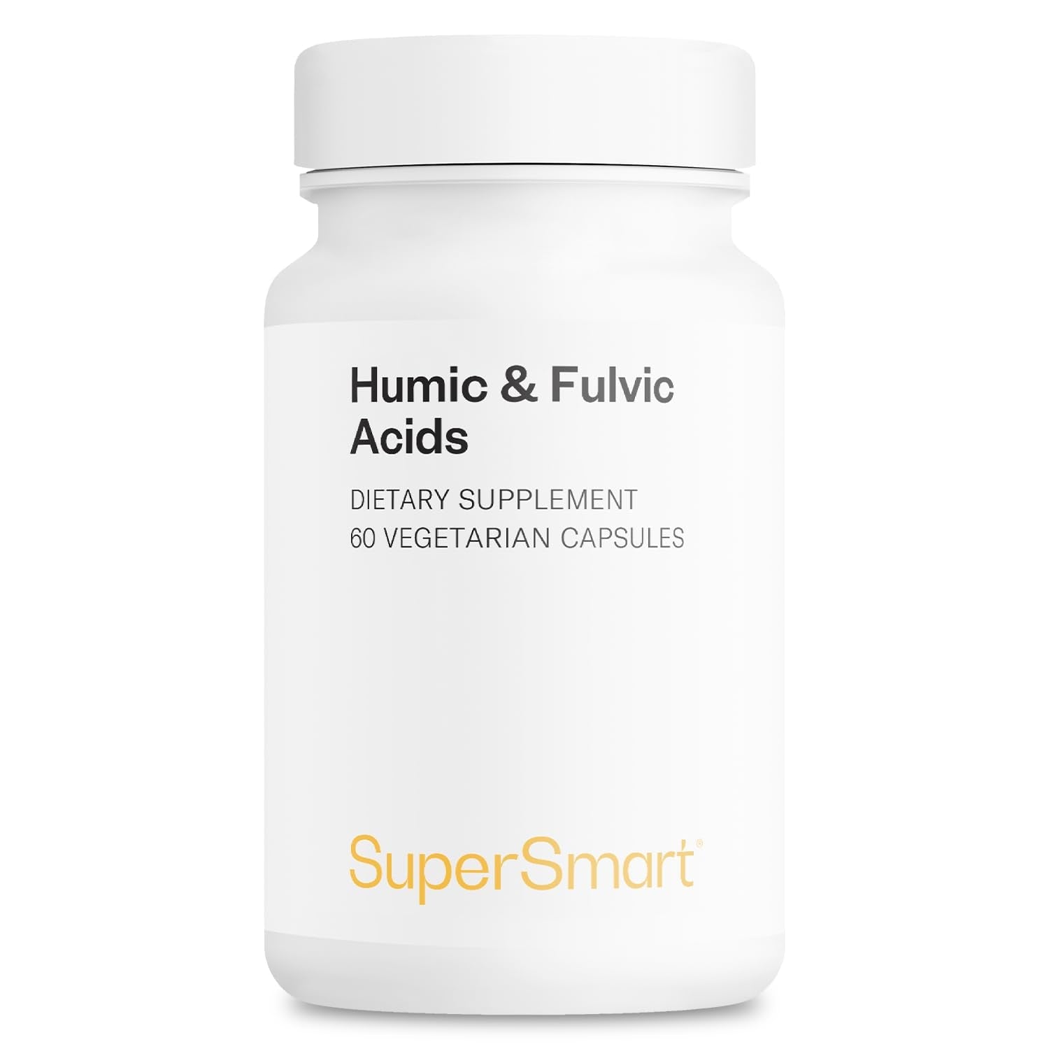 Supersmart - Humic and Fulvic Acid Supplement 300mg per Day (Patented & High Strength) - Fulvic Humic Mineral Blend | Non-GMO & Gluten Free - 60 Vegetarian Capsules SupersmartAu supplements