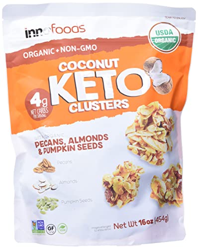 Inno Foods Organic Coconut Keto Cluster (Net Wt 16 Ounce ) Inno FoodsUS supplements
