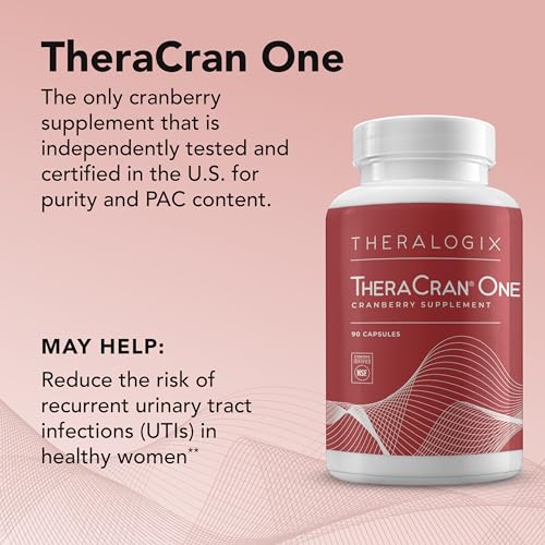 Theralogix TheraCran One Cranberry Capsules - 90-Day Supply - Cranberry Supplement TheralogixUS supplements