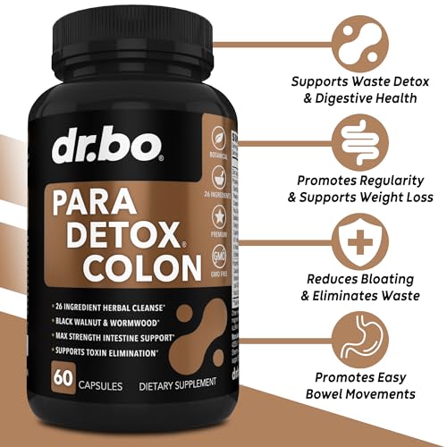 Colon Cleanse Pills Body Detox - Intestinal Guard Cleanser for Stomach - Natural Weight DR. BOUS supplements