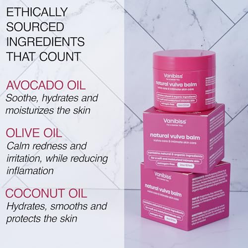 Vanibiss Natural Vulva Balm - Vulva Cream & Tender Skin Care -Topical Vulvar Moisturizer VanibissAu supplements