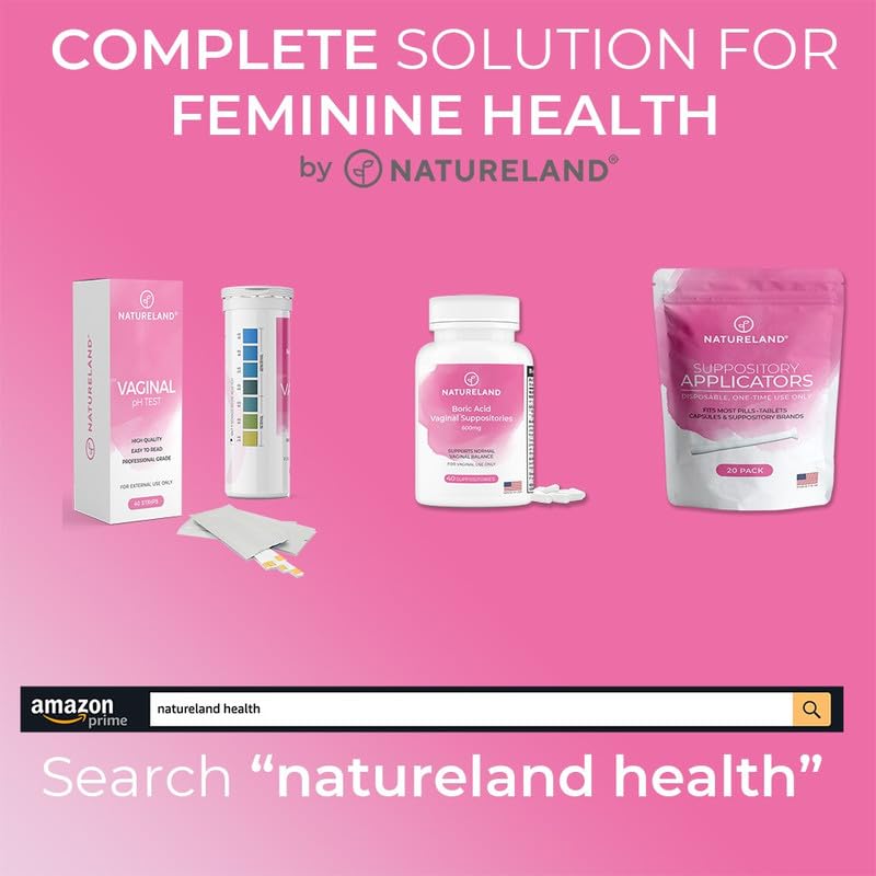 Natureland [10 Pack] Vaginal Suppository Applicators for Women, Soft Tip Auxiliary Tool for Pills NaturelandAu supplements