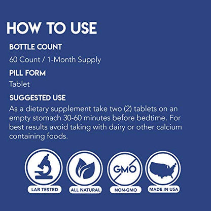 Garcinia Cambogia PM Weight Loss Sleep, All Natural Supplement w/Valerian Root & Melatonin Angry SupplementsUS supplements