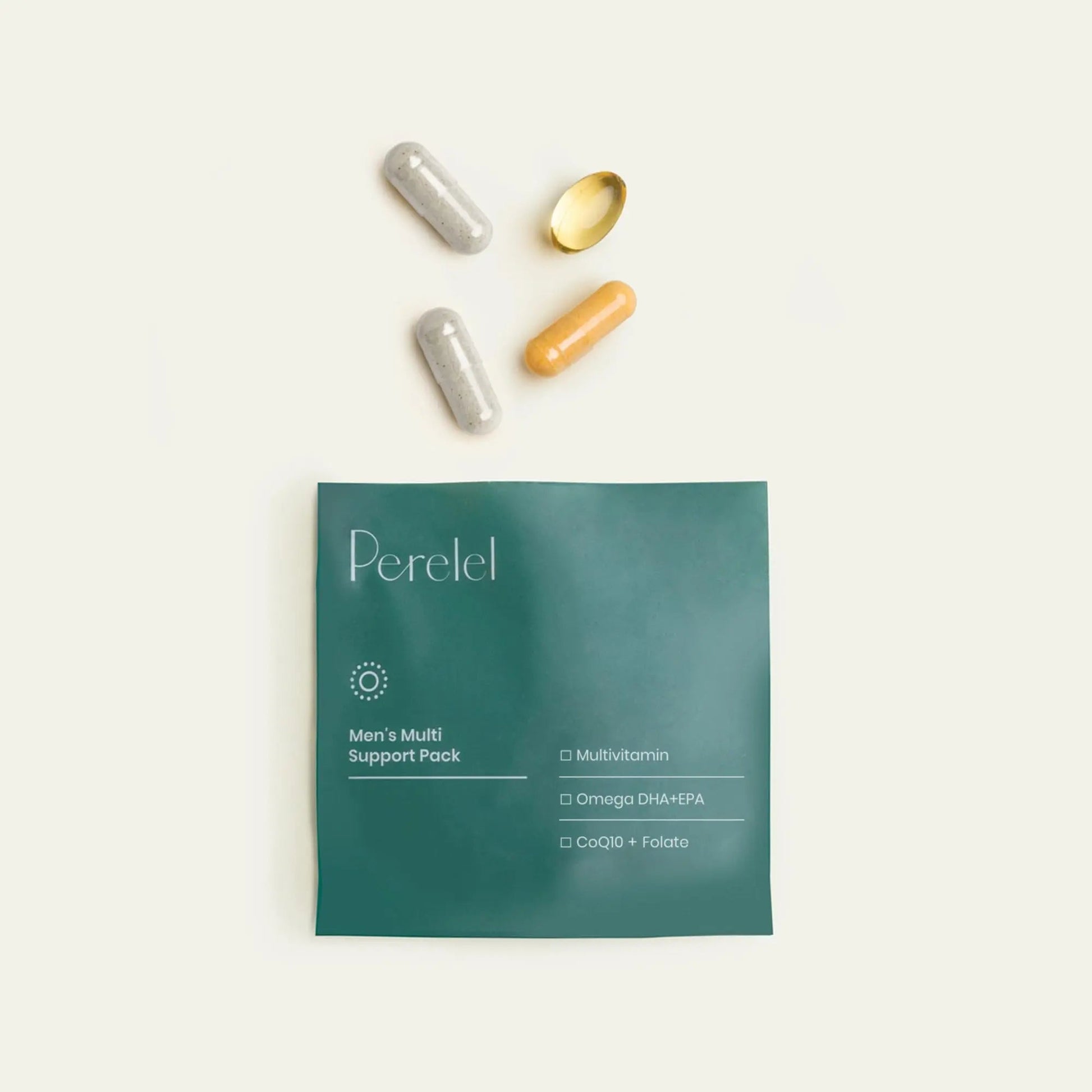 Perelel Men’s Multi Support Pack, Daily Multivitamin with Magnesium, Omega 3, CoQ10 & Folate, Nutritional Support PerelelAu supplements