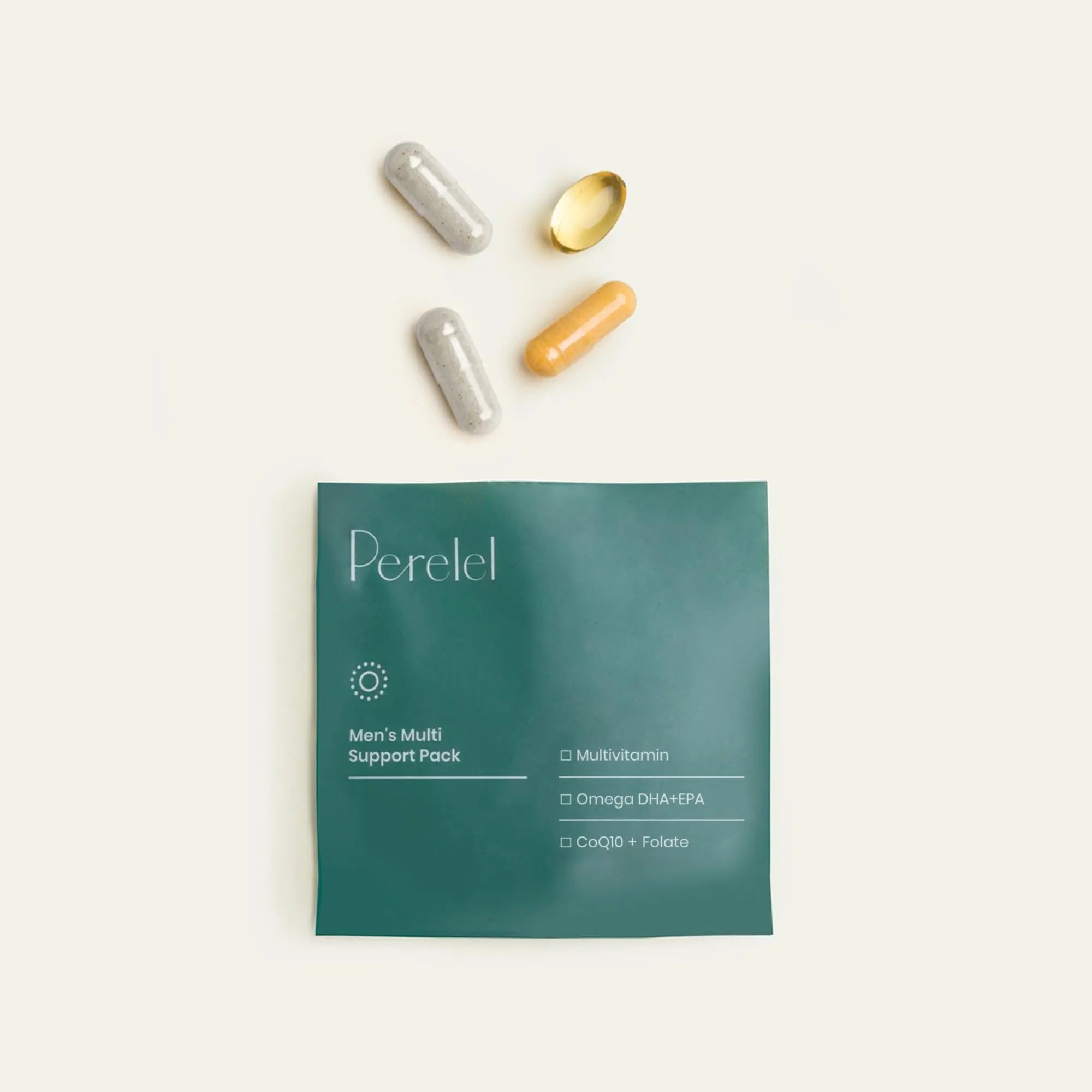 Perelel Men’s Multi Support Pack, Daily Multivitamin with Magnesium, Omega 3, CoQ10 & Folate, Nutritional Support PerelelAu supplements