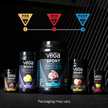 Vega Premium Sport Protein Mocha Protein Powder, Vegan, Non GMO, Gluten Free Plant VegaUS supplements