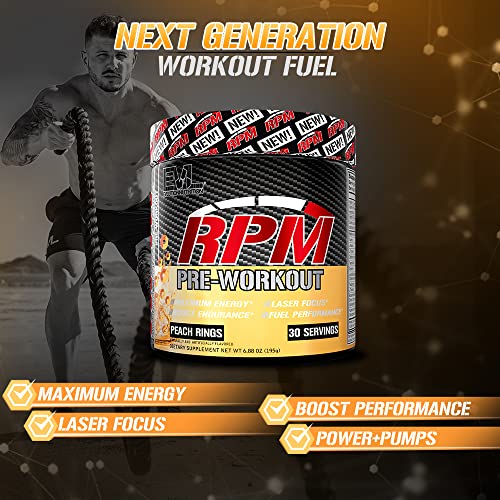 Pre Workout Powder for Energy and Focus - EVL RPM Energy Pre Workout Energy Drink EvlutionAu supplements