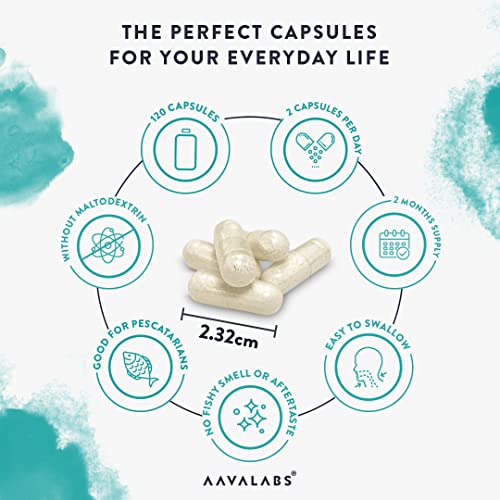 Marine Collagen Tablets for Women and Men with Hyaluronic Acid, Natural Vitamin C & Magnesium - with Pure Collagen peptides AAVALABSAu supplements