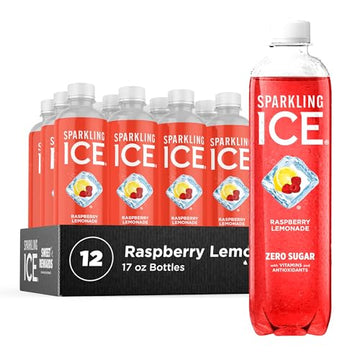 Sparkling Ice, Raspberry Lemonade Sparkling Water, Zero Sugar Flavored Water Sparkling IceUS supplements