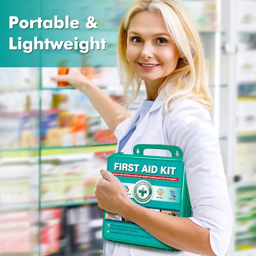General Medi 360 Pieces Hardcase First Aid Kit - Comprehensive Large First Aid Box General MediUS supplements